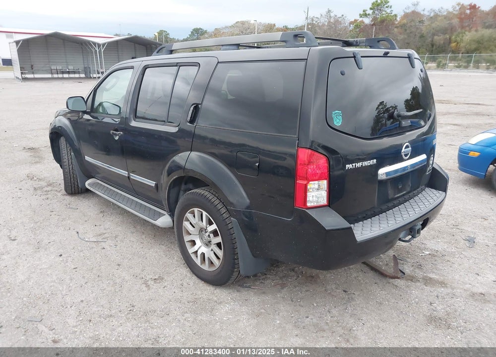 2011 NISSAN PATHFINDER LE VIN: 5N1AR1NN2BC623525