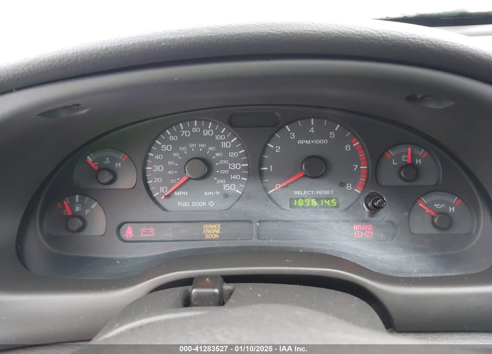2002 FORD MUSTANG GT VIN: 1FAFP42X62F182140