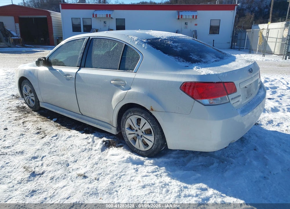 2012 SUBARU LEGACY VIN: 4S3BMBA6XC3003907
