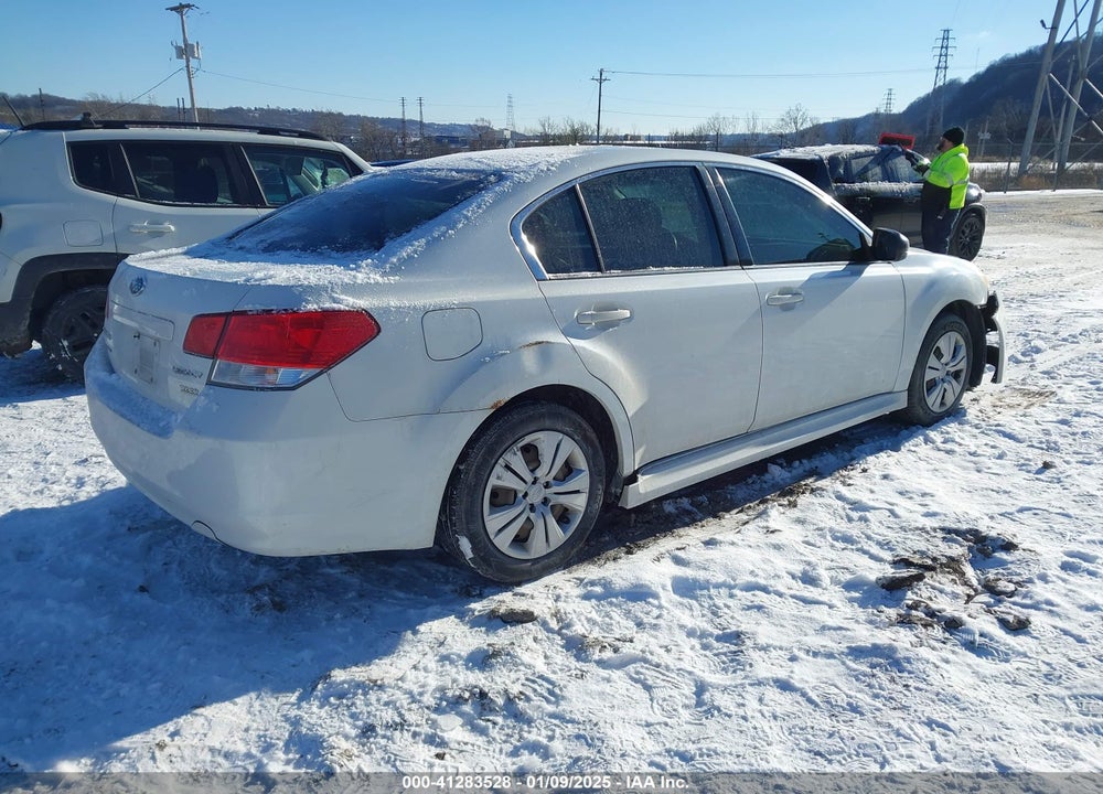 2012 SUBARU LEGACY VIN: 4S3BMBA6XC3003907