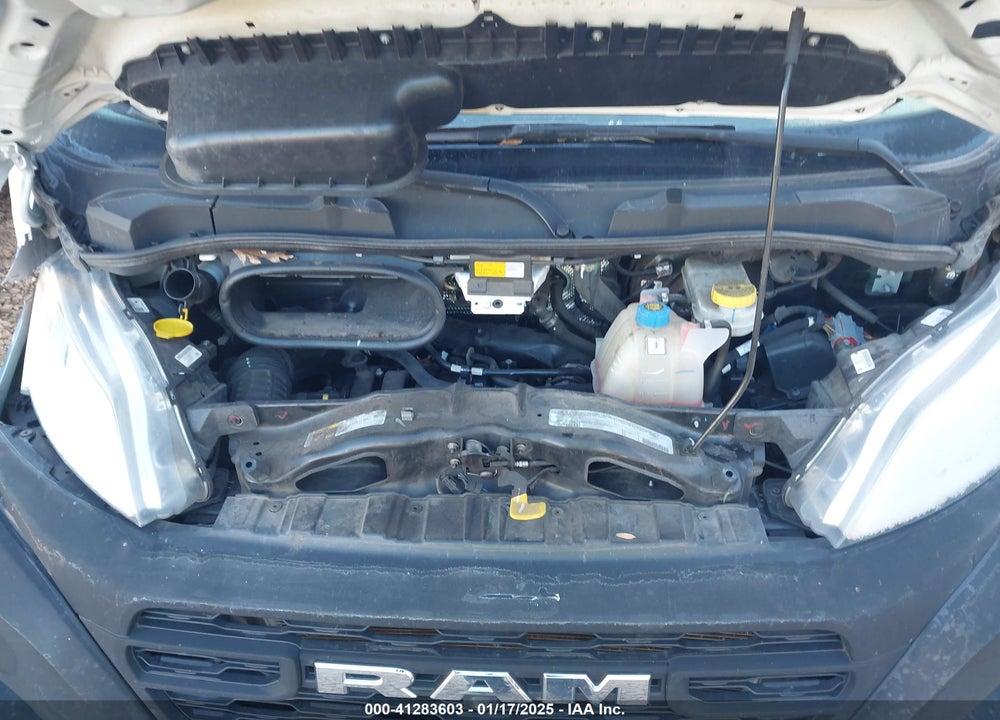 2023 RAM PROMASTER 2500 HIGH ROOF 159 WB VIN: 3C6LRVDGXPE522764