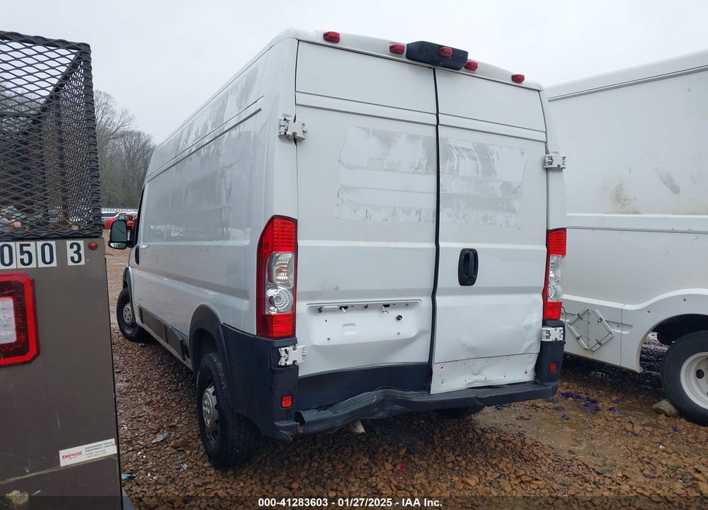 2023 RAM PROMASTER 2500 HIGH ROOF 159 WB VIN: 3C6LRVDGXPE522764
