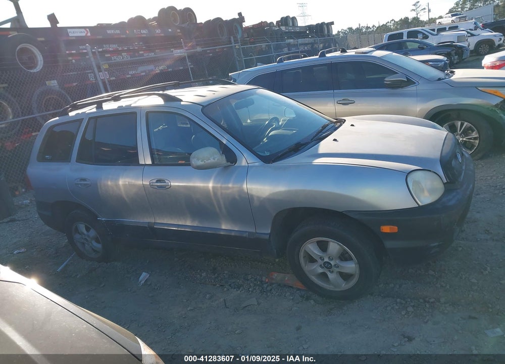 2005 HYUNDAI SANTA FE GLS VIN: KM8SC13D25U938582