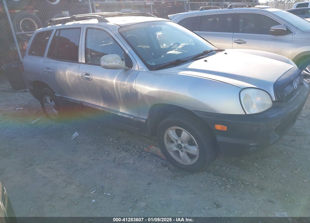 2005 HYUNDAI SANTA FE GLS VIN: KM8SC13D25U938582