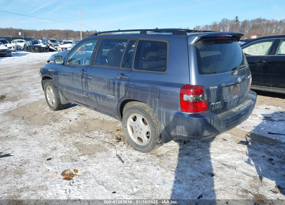 2007 TOYOTA HIGHLANDER LIMITED V6 VIN: JTEEP21A970204032