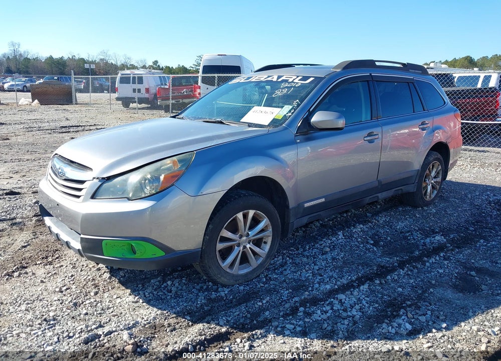 2011 SUBARU OUTBACK 2.5I PREMIUM VIN: 4S4BRBGC6B3313982