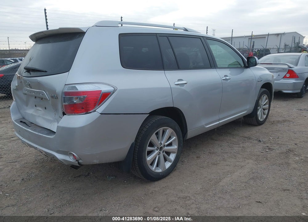 2008 TOYOTA HIGHLANDER HYBRID LIMITED VIN: JTEEW44A482009973