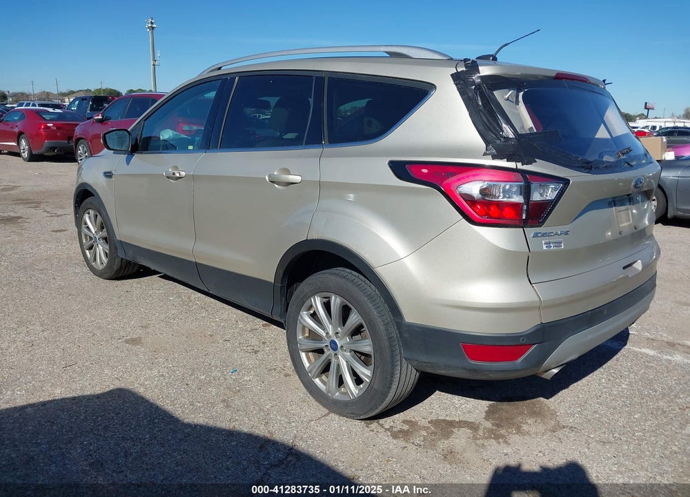 2017 FORD ESCAPE TITANIUM VIN: 1FMCU0JD7HUE46911