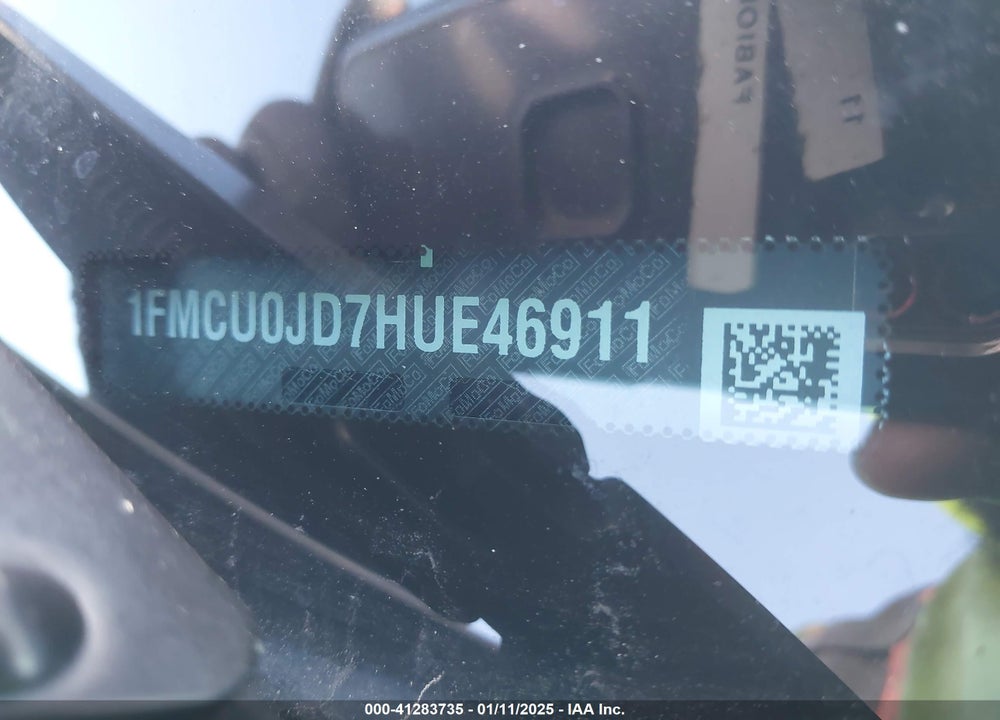 2017 FORD ESCAPE TITANIUM VIN: 1FMCU0JD7HUE46911