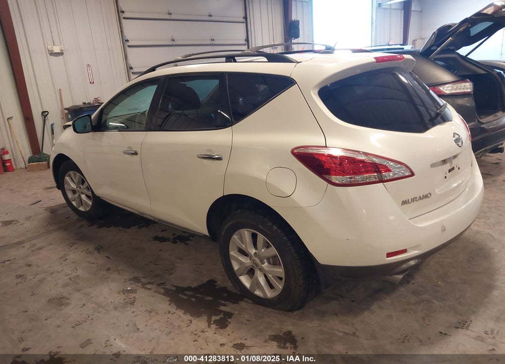 2012 NISSAN MURANO SL VIN: JN8AZ1MW8CW207675