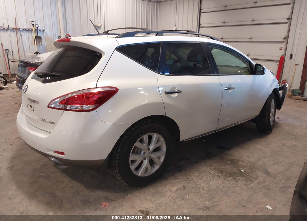 2012 NISSAN MURANO SL VIN: JN8AZ1MW8CW207675