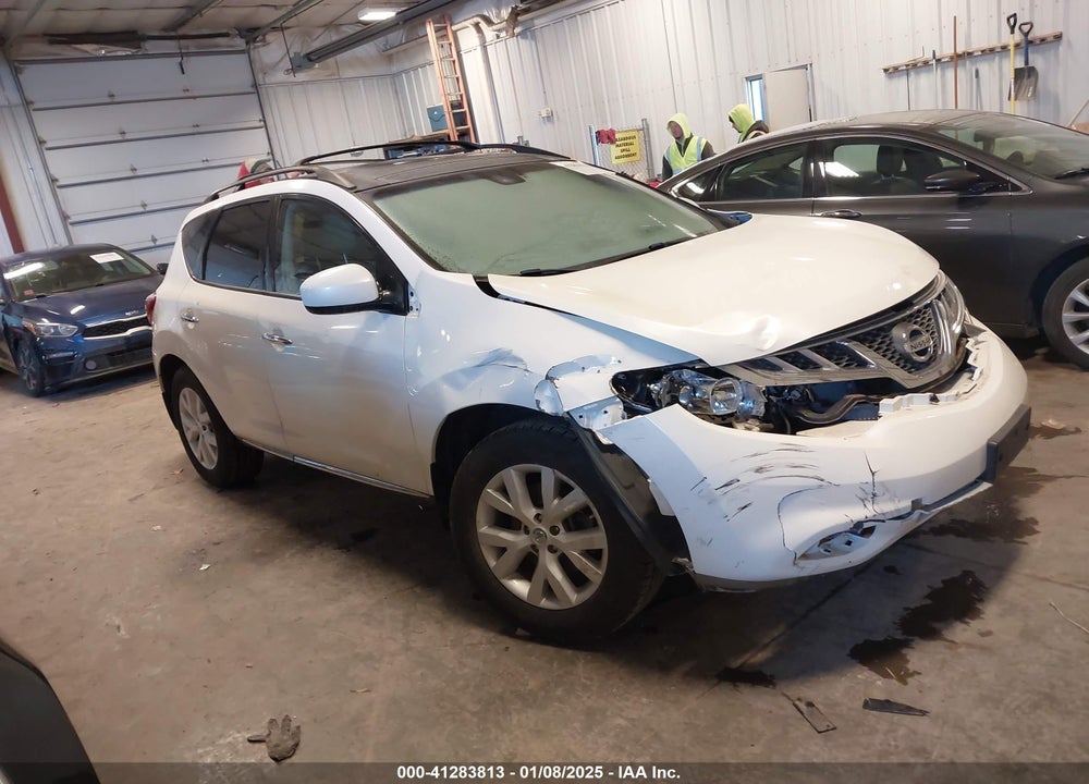 2012 NISSAN MURANO SL VIN: JN8AZ1MW8CW207675