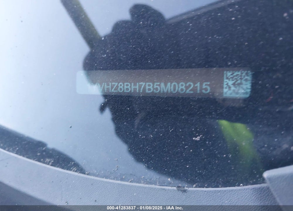 2011 MAZDA MAZDA6 VIN: 1YVHZ8BH7B5M08215
