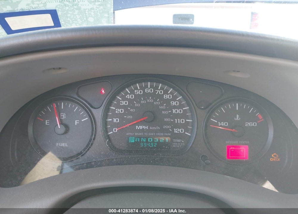 2005 CHEVROLET IMPALA VIN: 2G1WF52E959224484