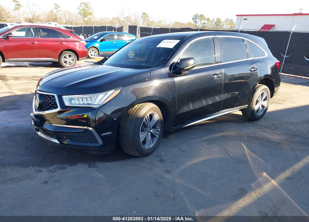 2019 ACURA MDX STANDARD VIN: 5J8YD4H39KL025396