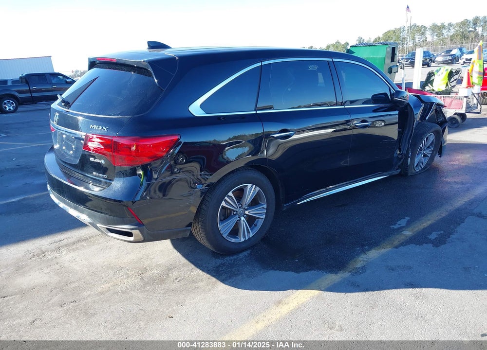 2019 ACURA MDX STANDARD VIN: 5J8YD4H39KL025396