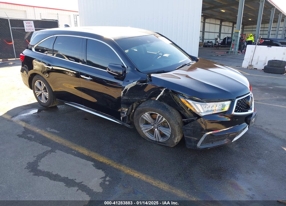 2019 ACURA MDX STANDARD VIN: 5J8YD4H39KL025396