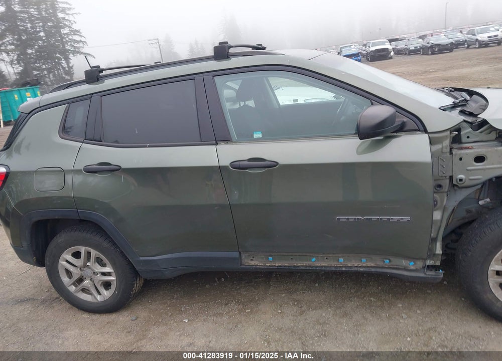 2018 JEEP COMPASS SPORT 4X4 VIN: 3C4NJDAB7JT191740