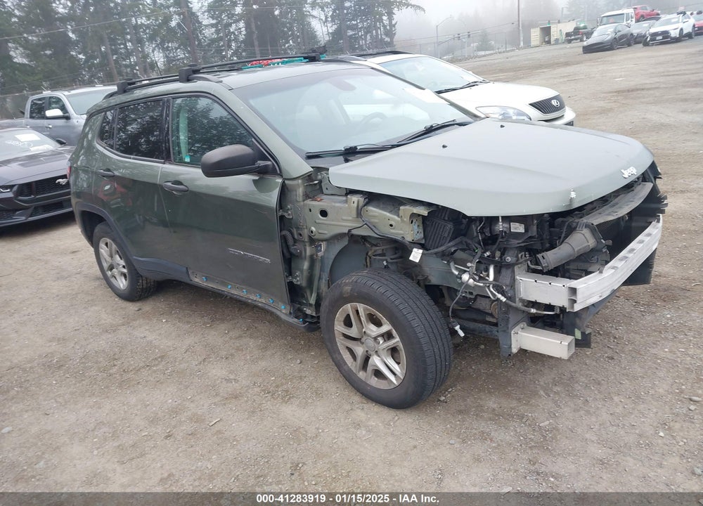2018 JEEP COMPASS SPORT 4X4 VIN: 3C4NJDAB7JT191740
