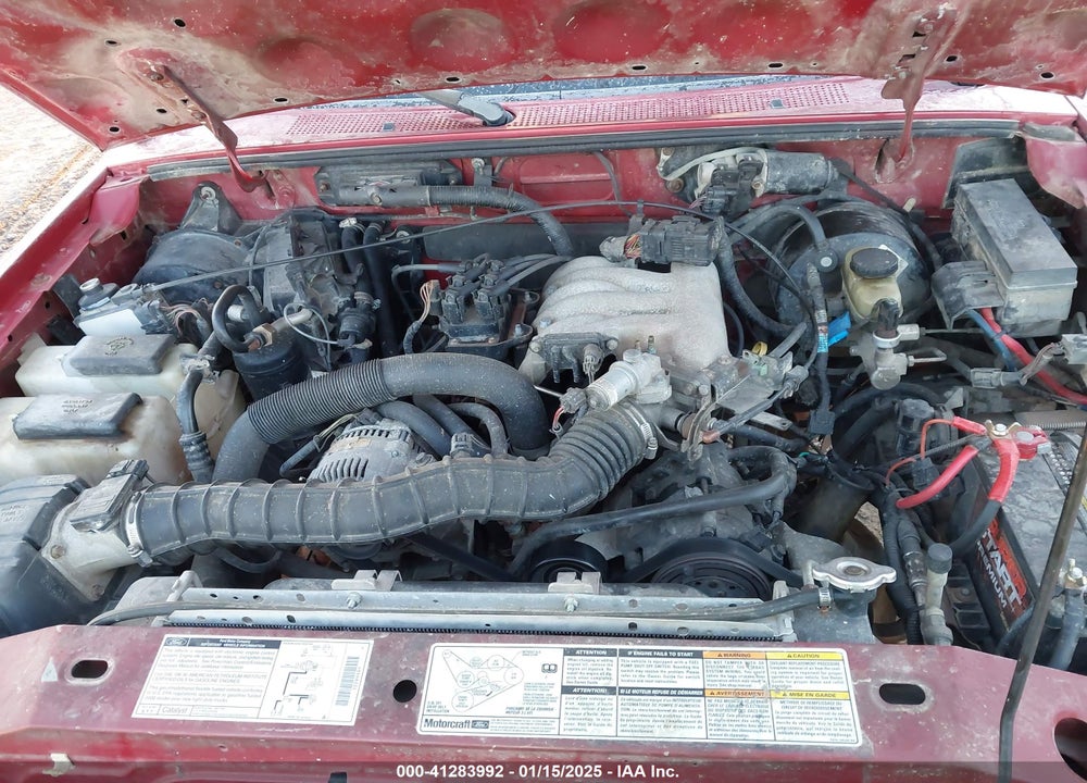 2000 FORD RANGER XL/XLT VIN: 1FTYR14V5YPB31769