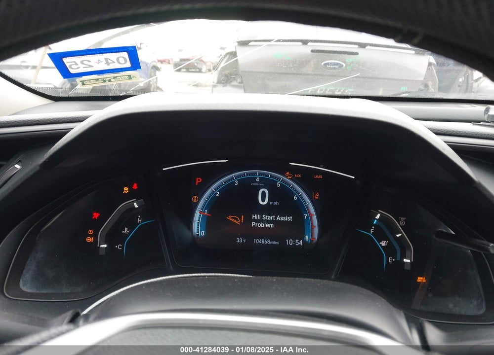 2019 HONDA CIVIC VIN: 19XFC2F67KE017395