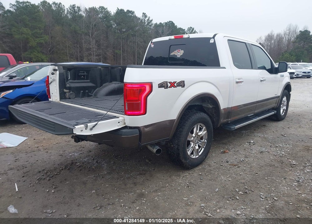 2015 FORD F-150 LARIAT VIN: 1FTEW1EGXFKE33502