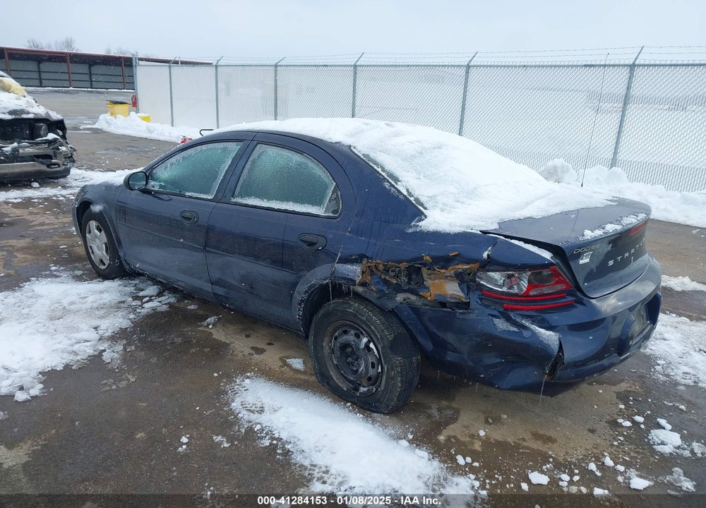 2004 DODGE STRATUS SE VIN: 1B3EL36X64N193350