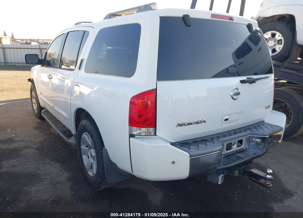 2006 NISSAN ARMADA LE VIN: 5N1AA08B66N730087