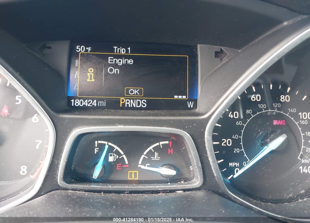 2017 FORD ESCAPE S VIN: 1FMCU0F79HUC72598