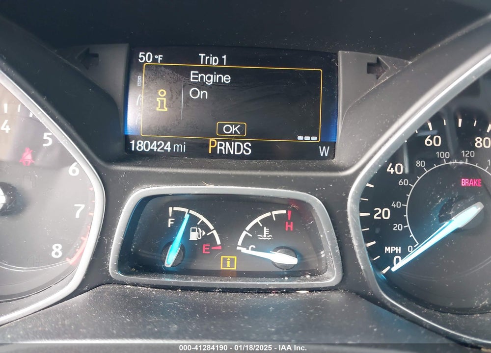 2017 FORD ESCAPE S VIN: 1FMCU0F79HUC72598