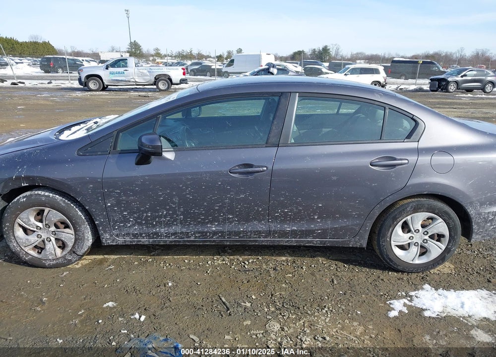 2014 HONDA CIVIC LX VIN: 2HGFB2E5XEH530842