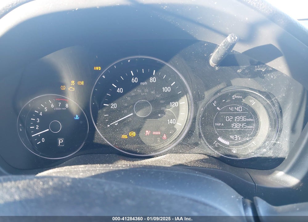 2020 HONDA HR-V AWD LX VIN: 3CZRU6H31LM703972