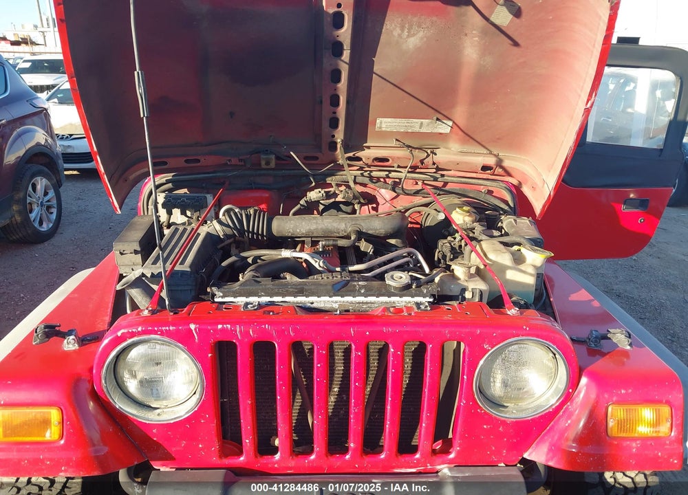 2001 JEEP WRANGLER SPORT VIN: 1J4FA49S61P367488