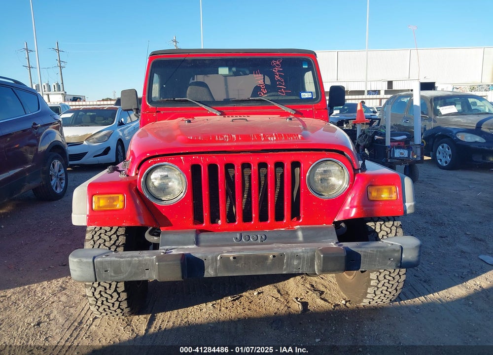 2001 JEEP WRANGLER SPORT VIN: 1J4FA49S61P367488