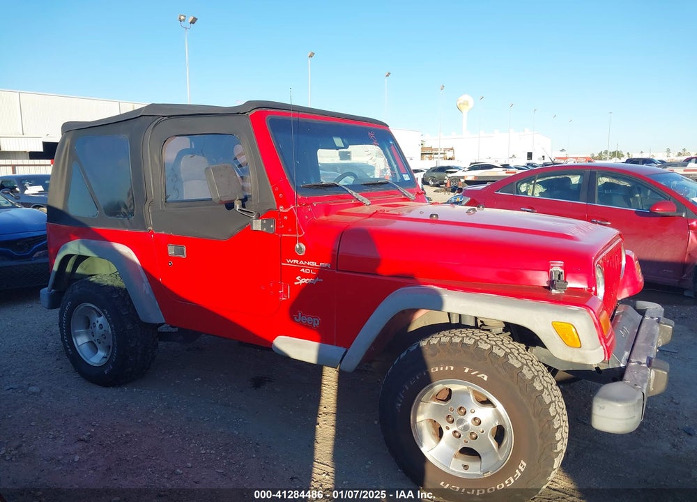 2001 JEEP WRANGLER SPORT VIN: 1J4FA49S61P367488