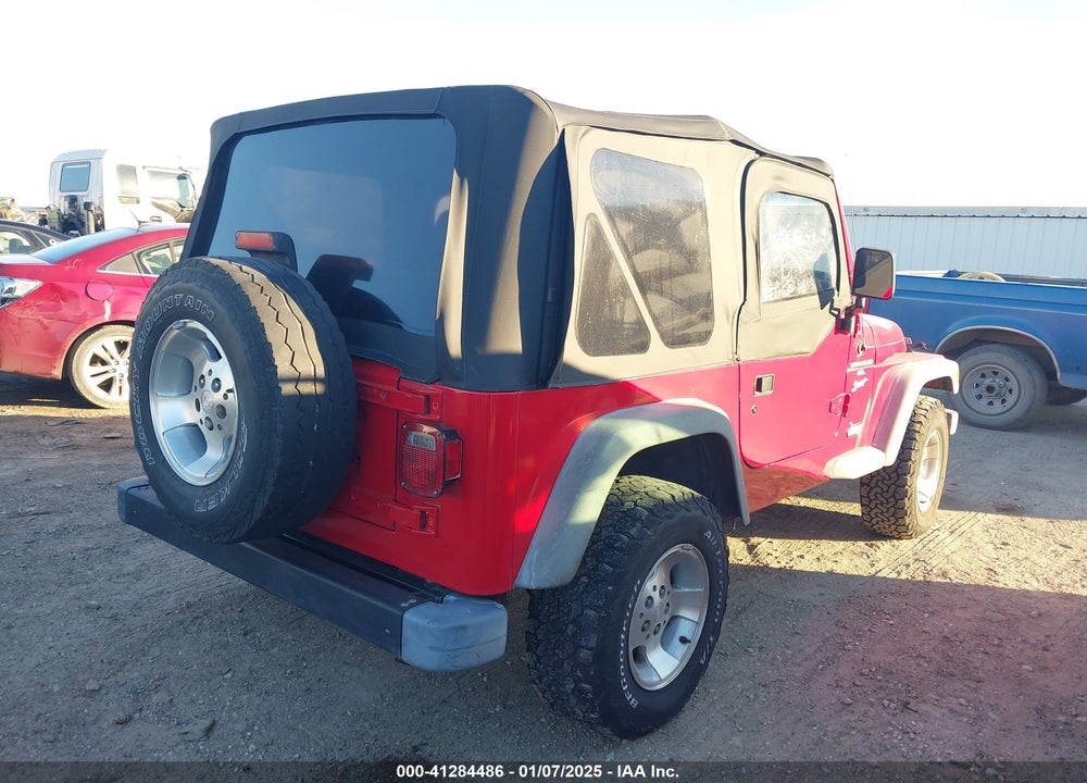 2001 JEEP WRANGLER SPORT VIN: 1J4FA49S61P367488