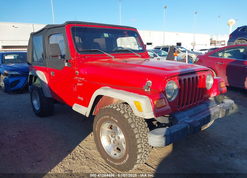 2001 JEEP WRANGLER SPORT VIN: 1J4FA49S61P367488