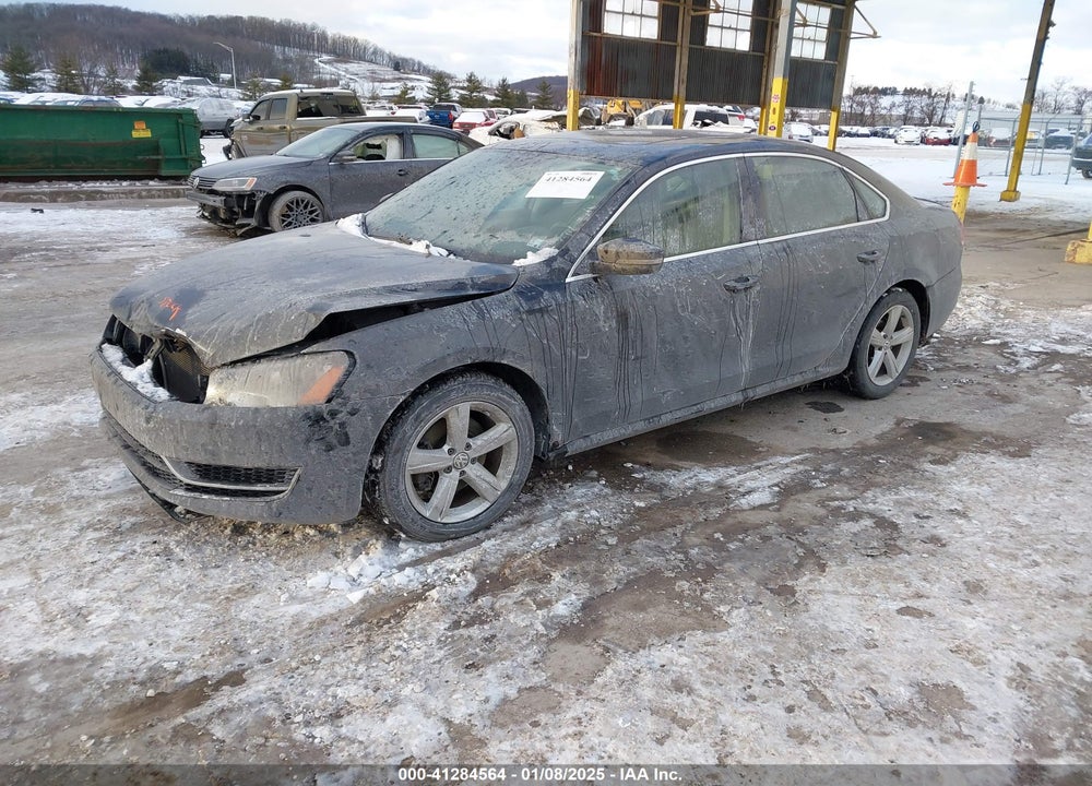 2012 VOLKSWAGEN PASSAT 2.5L SE VIN: 1VWBP7A35CC076349