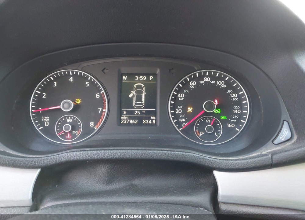 2012 VOLKSWAGEN PASSAT 2.5L SE VIN: 1VWBP7A35CC076349