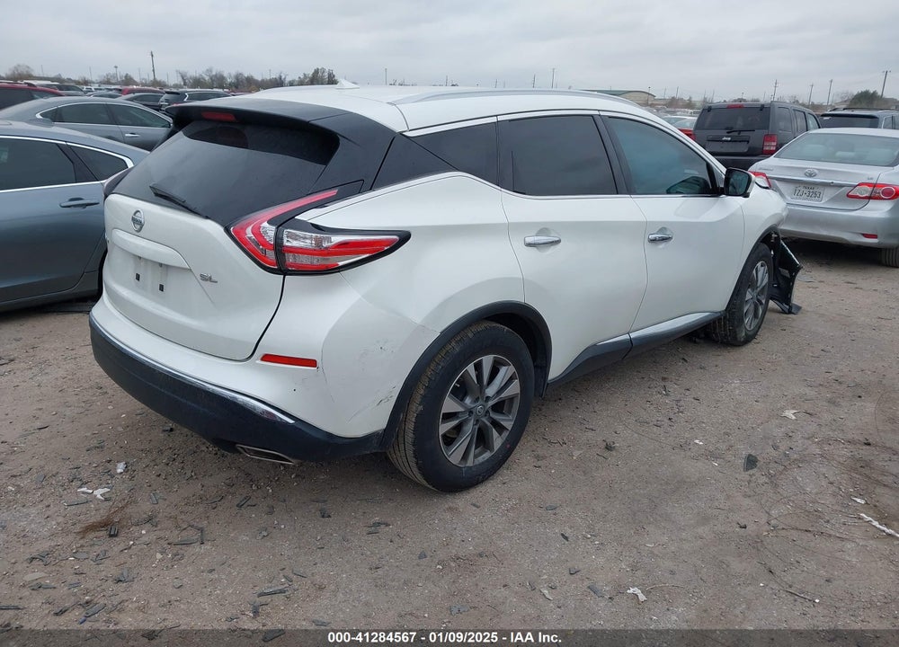 2015 NISSAN MURANO SL VIN: 5N1AZ2MG1FN264445