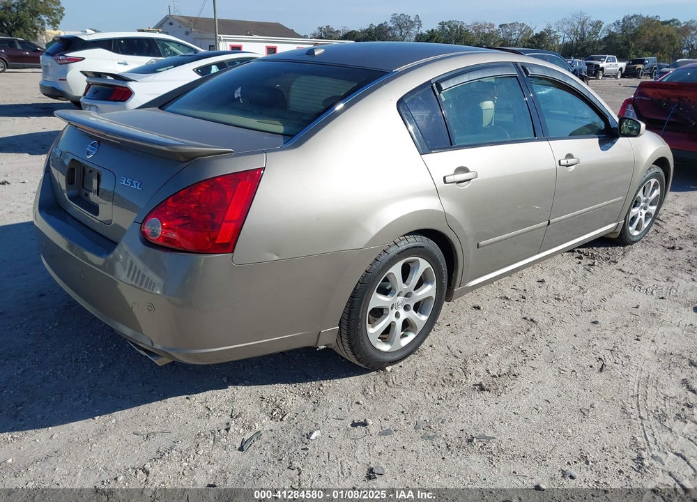 2008 NISSAN MAXIMA 3.5 SL VIN: 1N4BA41E38C803988