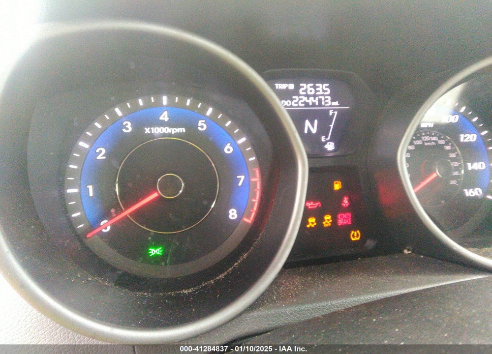 2013 HYUNDAI ELANTRA VIN: KMHDH4AE7DU666309