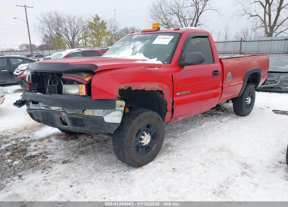 2005 CHEVROLET SILVERADO 2500HD WORK TRUCK VIN: 1GCHK24U95E257271