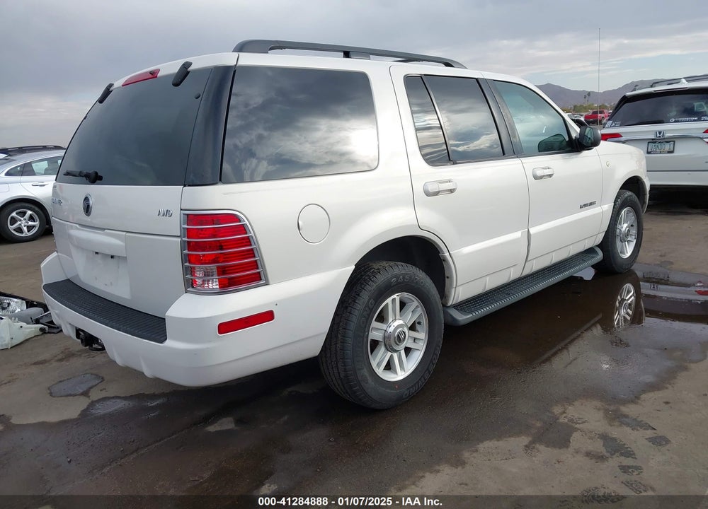 2002 MERCURY MOUNTAINEER VIN: 4M2ZU86E02ZJ29605