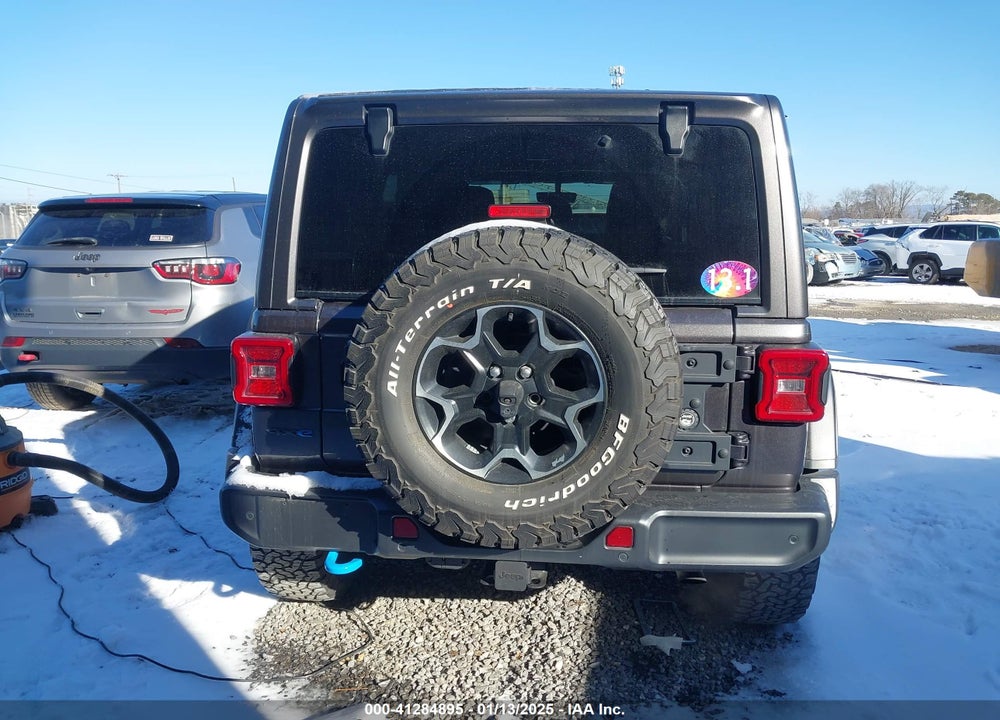 2021 JEEP WRANGLER 4XE UNLIMITED RUBICON 4X4 VIN: 1C4JJXR63MW844652