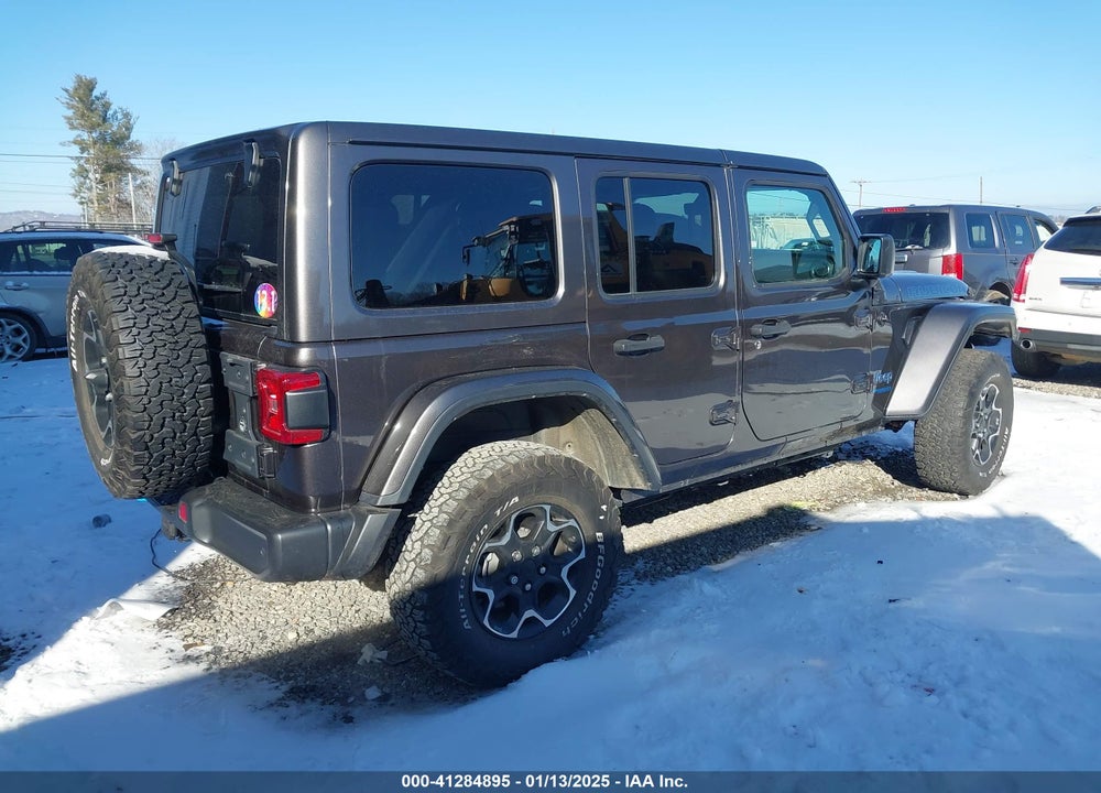 2021 JEEP WRANGLER 4XE UNLIMITED RUBICON 4X4 VIN: 1C4JJXR63MW844652