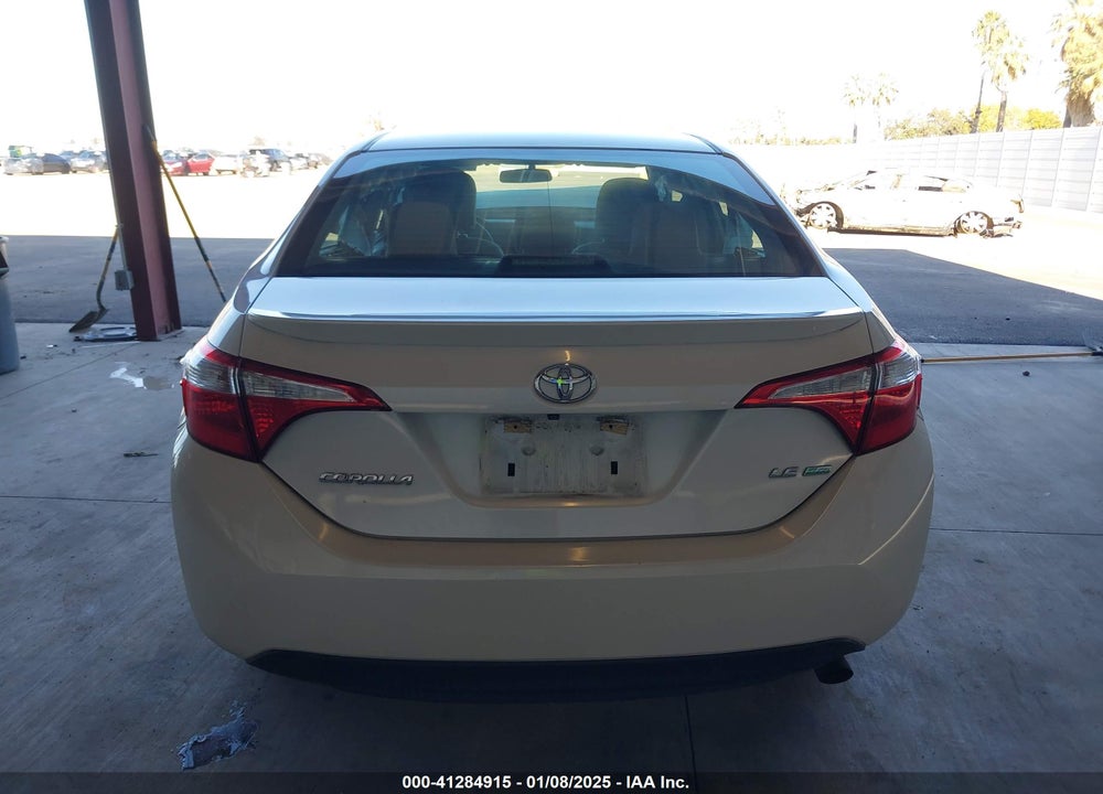2016 TOYOTA COROLLA LE ECO VIN: 5YFBPRHE8GP566769