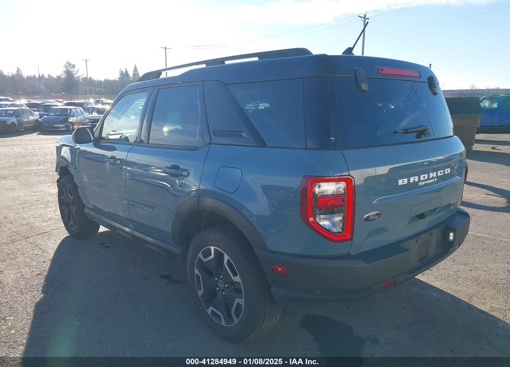 2021 FORD BRONCO SPORT OUTER BANKS VIN: 3FMCR9C6XMRB05752