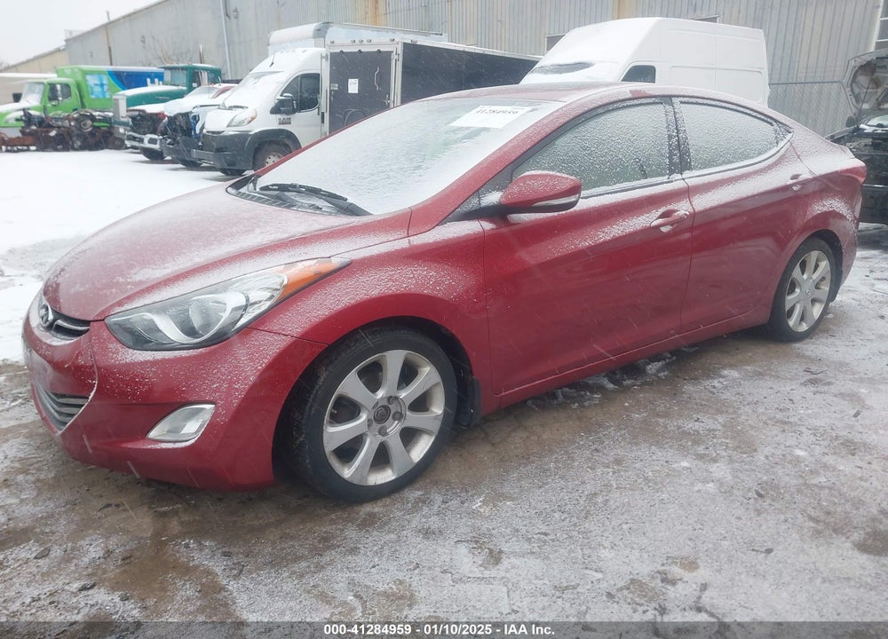 2013 HYUNDAI ELANTRA LIMITED VIN: 5NPDH4AE5DH311332