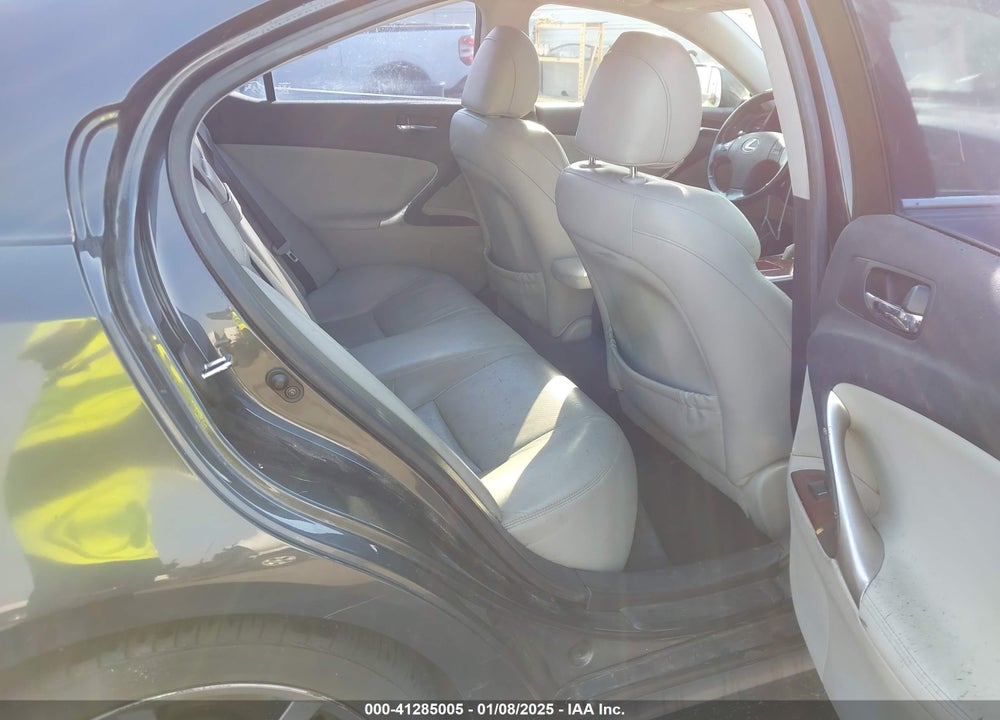 2008 LEXUS IS 250 VIN: JTHBK262785056019